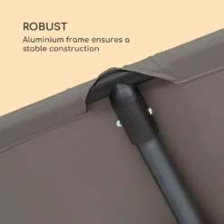 Blumfeldt Flex-Shade L Sonnenschirm Sonnenschutz ,Fläche: 130 X 180 Cm ,Material: Polyester ,UV-Schutzfaktor 50 ,Aluminium-Standbein ,wasserabweisend ,dunkelgrau -Deutschland Garten Zier Verkaufs-Shop 212a6cc9abffac7ab307837f9954023a