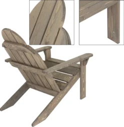 ProGarden Gartenstuhl Adirondack Holz -Deutschland Garten Zier Verkaufs-Shop 214150c2b31823861b8659cfcf35b497