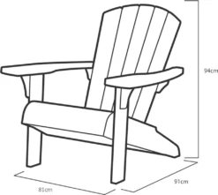 Keter Adirondack-Stuhl Troy Graphitgrau -Deutschland Garten Zier Verkaufs-Shop 2170ba884eb81730ee418596d0bac453 1