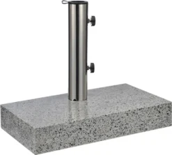 Sonnenschirmständer Edelstahl Mit Granitfuß