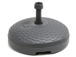 Modernes Sonnenschirmuntergestell 45x45x29cm - Füllung - 20 Liter - Schwarz - Sommer - Sonne - Sonnenschirm - Rattan