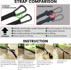 Topchances Camping Hängematte Mit Moskitonetz Und Tarp, Reise Zeltplane Für Outdoor,Wandern,Trekking (Grau+Dunkelgrün) -Deutschland Garten Zier Verkaufs-Shop 21e6084d8210638c88e3f1db26a2d5d6