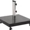 VidaXL Sonnenschirmständer Granit 30 Kg Quadrat Schwarz