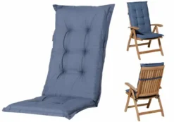 Madison - Gartenkissen High Back Basic Cobalt - 123x50 - Blau -Deutschland Garten Zier Verkaufs-Shop 2214d8e5408b1a31d6dc467138c7f320