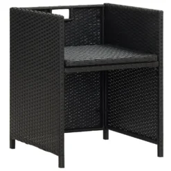 VidaXL Gartenstühle 4 Stk. Poly Rattan Schwarz -Deutschland Garten Zier Verkaufs-Shop 2348358207148dedfc82e9c75826dd2d