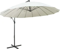 VidaXL Ampelschirm Weiß 3 M Aluminium-Mast -Deutschland Garten Zier Verkaufs-Shop 23b2abe243a9aad1ecbe5dc4927e4445