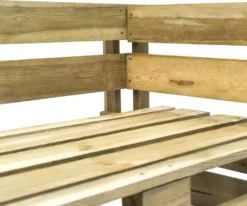 VidaXL Garten-Paletten-Eckbank Holz -Deutschland Garten Zier Verkaufs-Shop 2491206bca815614423bef4097c487ce