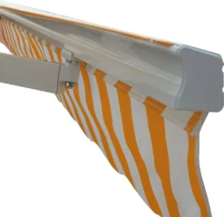 Alu-Markise H792, Gelenkarmmarkise Sonnenschutz 5x3m Polyester, Grau-braun -Deutschland Garten Zier Verkaufs-Shop 2530df67ce422d9de50ff68862676d7d