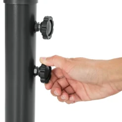 Tectake Sonnenschirm Ampelschirm Ciccio Ø 350cm Mit Schutzhülle - Grau -Deutschland Garten Zier Verkaufs-Shop 264416722898d16558dada29099354c6