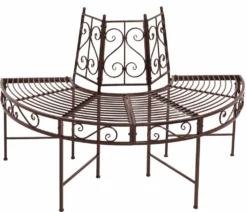 Garden Pleasure Metall Baumbank Narvi Gartenbank Sitzbank Parkbank Rost Optik -Deutschland Garten Zier Verkaufs-Shop 26fb767cc7f182ac55bbdbb99e4b1618