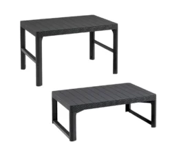 Allibert Gartentisch Lyon, Graphitgrau -Deutschland Garten Zier Verkaufs-Shop 271acbb3c644064a961e9cb7a5977370