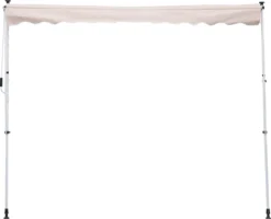 Outsunny Markise Klemmmarkise Sonnenschutz Faltarm Handkurbel Balkon Alu Beige 300 X 150cm -Deutschland Garten Zier Verkaufs-Shop 286e0a77b1cf84a0972228fbc53891ff