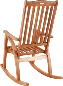 Merxx Schaukelstuhl Eukalyptus Natur 100 Cm X 58 Cm X 118 Cm -Deutschland Garten Zier Verkaufs-Shop 2898d9d35a1a673561e48148098564f1