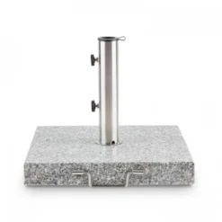 Blumfeldt Schirmherr 30SQ Sonnenschirmständer Schirmständer (4-5 Cm Stammdicke, 2 Bodenrollen Und Klapphenkel, Witterungsbeständig, Stellfläche Von 45 X 45 Cm, 30kg, Quadratisch) Silber -Deutschland Garten Zier Verkaufs-Shop 29b2a0508b88464cd80ef2a733cf9ae8