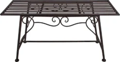 2-Sitzer Metall Gartenbank Ohne Rückenlehne Rost-Optik Metallbank Eisenbank Parkbank Möbel NEU -Deutschland Garten Zier Verkaufs-Shop 2a502429f69897af96e42e9cedcfd277