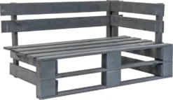 VidaXL 4-tlg. Paletten-Lounge-Set Mit Kissen Grau Kiefer Imprägniert -Deutschland Garten Zier Verkaufs-Shop 2b9ed574a22a9e43b33aaabaedbe4132