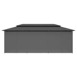 VidaXL Pavillon Mit Vorhängen 600x298x270 Cm Anthrazit -Deutschland Garten Zier Verkaufs-Shop 2c481c86608f677209bff2569ff33fd2