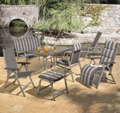 Kettler Multipositionssessel Silber/anthrazit, 0301201-0000 -Deutschland Garten Zier Verkaufs-Shop 2cf4f1e71226ba8978745464717d936c