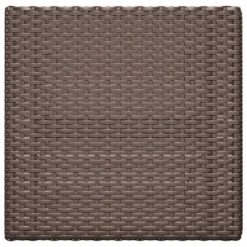 VidaXL Bistrotisch Klappbar Braun 55x54x71 Cm Poly Rattan -Deutschland Garten Zier Verkaufs-Shop 2d0ca29e8d4713164b7e08f293a0d6ec