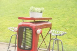 Esschert Design Traktortisch Rot; IH033 -Deutschland Garten Zier Verkaufs-Shop 2dc65d3b3145ae63d546a6d5a988be12