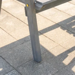 Outsunny Gartenbank Mit Tisch, Sitzgruppe, Gartenmöbel, Mit Regenschirmloch, Sitzbank, 2 Stühle, Massivholz, Grau, 152 X 70 X 83 Cm -Deutschland Garten Zier Verkaufs-Shop 2e7c5433d1ff1f5faf37a758fb6b46f5