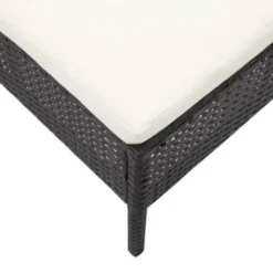 VIDAXL 3-tlg. Garten-Lounge-Set Mit Auflagen Poly Rattan Schwarz -Deutschland Garten Zier Verkaufs-Shop 2ee2f9aee18011ce94e99ab3b245e4a5