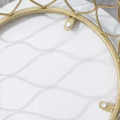 Outsunny 2er-Set Gartentisch Beistelltische Couchtische Retro Drahtkorb Metallkorb Garten Satztisch Gartenmöbel Outdoor Balkon Stahl Gold + Weiß Ø41 X 46 Cm -Deutschland Garten Zier Verkaufs-Shop 2fba6355d4da5cb919fee5be19c6b36a