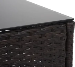 Poly-Rattan Garnitur HWC-F55, Balkon-/Garten-/Lounge-Set Sofa Sitzgruppe Braun, Kissen Dunkelgrau -Deutschland Garten Zier Verkaufs-Shop 2fc0becc60431d597b1b74f949ee3e53