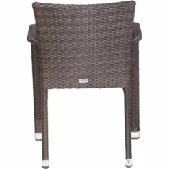 Siena Garden Gartensessel / Stapelsessel Minas Polyrattan Alu Maron -Deutschland Garten Zier Verkaufs-Shop 304b087207e763519c678cd8a537c69b