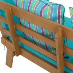 Greemotion Multifunktionsbank Tobago Aus Akazie - Natur, Blau -Deutschland Garten Zier Verkaufs-Shop 3118022632ff21dc6fe449188e9276d7