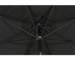 SIENA GARDEN Isa Mittelstockschirm Anthrazit/anthrazit 300 Cm L30537 -Deutschland Garten Zier Verkaufs-Shop 316932e5df7efd18bd6611b77d68f3ad