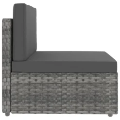VidaXL Modulares 2-Sitzer-Sofa Poly Rattan Grau -Deutschland Garten Zier Verkaufs-Shop 31782551e74508a454825374d0df4ec8