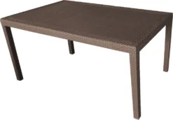 Gartentisch QUEEN Rattan-Look 150/220x90cm Kunststoff - Mokka -Deutschland Garten Zier Verkaufs-Shop 3248d0dd386b10dc3df8173a301926f9