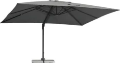 Schneider Ampelschirm RHODOS GRANDE Ca. 400 X 300 Cm, Anthrazit, Lieferung Ohne Wegeplatten -Deutschland Garten Zier Verkaufs-Shop 324e55403fd1d47dc0d0d9987d4f7156