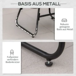 Outsunny Rattan Relaxsessel Mit Fußhocker Gartensessel Outdoor Rattanstuhl Mit Kissen Stahl Polyester Grau 69 X 76 X 70 Cm -Deutschland Garten Zier Verkaufs-Shop 3288bd79a69f6f4f375332fd63187959