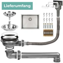 MIZZO Linea Edelstahl Spüle 450-400 Flächenbundig / Unterbau -Deutschland Garten Zier Verkaufs-Shop 32acd825a1d2cec64654ae2857ca6e11