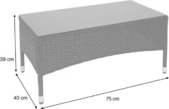 Poly-Rattan Garnitur HWC-F55, Balkon-/Garten-/Lounge-Set Sofa Sitzgruppe Schwarz, Kissen Dunkelgrau -Deutschland Garten Zier Verkaufs-Shop 331338ba7172c434e15328e7ee3fb507