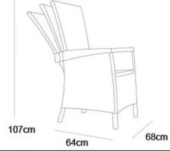 Siena Garden Gartensessel Vermont Kunststoff Geflechtoptik Graphit -Deutschland Garten Zier Verkaufs-Shop 337fe734351383eabd71d4fa25751c40