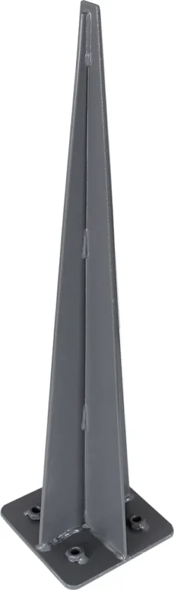 SONGMICS Erdanker, Bodenhalterung Für Standpfosten Von Seitenmarkisen, Bodenanker, Erdnagel, Nur Für SONGMICS Seitenmarkisen Mit Alu-Standpfosten Geeignet, 11,5 X 11,5 X 46 Cm, Grau GSA001 -Deutschland Garten Zier Verkaufs-Shop 33be78194bda6574b2f3b6bbefbc4915