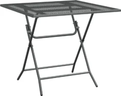 VidaXL Gartentisch 80x80x72 Cm Streckmetall Anthrazit -Deutschland Garten Zier Verkaufs-Shop 33d0a52d5aa5ce092d80f9a399cdd457