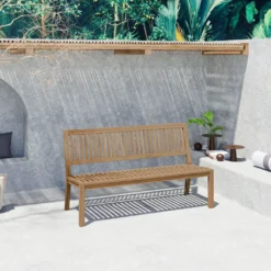 KMH® TEAK 3-sitzer Bank *Lea* O.A. -Deutschland Garten Zier Verkaufs-Shop 33d0b7960fe166204c3b1d399d45c74c