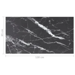 VidaXL Tischplatte Schwarz 120x65 Cm 8 Mm Hartglas In Marmoroptik -Deutschland Garten Zier Verkaufs-Shop 34594f6fc240827195bb13280d1b31bb