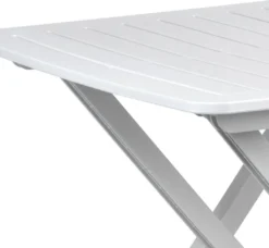 Klapptisch Beistelltisch Klappbar 50x45x43 Cm Balkontisch Campingtisch Gartentisch Kunststoff, Farbe:weiß -Deutschland Garten Zier Verkaufs-Shop 346b0ab190a2fb67392067819fa66693