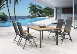 Best Alu-Klappsessel Cavalese H 110 X B 62 X T 67 Cm, Sitztiefe 48 Cm, Mehrfach Verstellbar, Armlehne Aus Teakholz, Farbe Weiß -Deutschland Garten Zier Verkaufs-Shop 3527b44e72c7279bb3cb5103658ab192