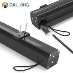 OK-Living Senkrechtmarkise Sonnenschutzrollo Seitenmarkise Anthrazit 250x140 Cm -Deutschland Garten Zier Verkaufs-Shop 35693f5c2b015b24f1f747a38790290a