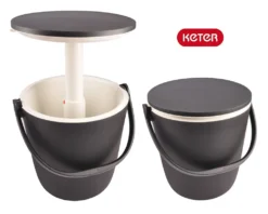 Keter Stehtisch-Getränkekühler Go Bar Anthrazit -Deutschland Garten Zier Verkaufs-Shop 3622bd01649800cc878c6c94b89044c3