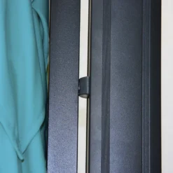 Gastronomie-Ampelschirm MCW-A96, 3x4m (Ø5m) Polyester Alu/Stahl 26kg Türkis Ohne Ständer, Drehbar -Deutschland Garten Zier Verkaufs-Shop 36e27a24430c59075c62b571236fd123