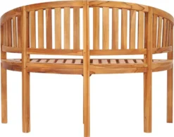 VidaXL Bananenbank 120 Cm Massivholz Teak -Deutschland Garten Zier Verkaufs-Shop 37cf563e7c322f819dc3f2b87aec1c0d