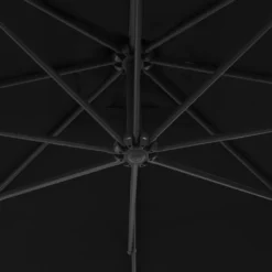 VidaXL Ampelschirm Mit Stahlmast 250x250 Cm Schwarz -Deutschland Garten Zier Verkaufs-Shop 380784aeeed0cde76a66508c0528b670