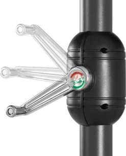 Tectake Sonnenschirm Silia 460x270cm Mit 3 Winddächern - Grau -Deutschland Garten Zier Verkaufs-Shop 3827e791c98c40de60fd7285f9056e27